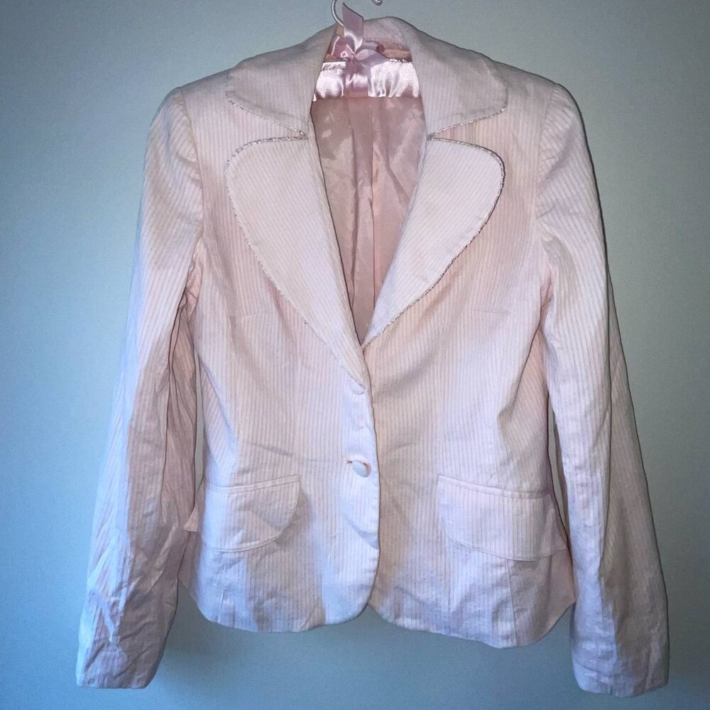 Baby Pink Kay Unger NY Blazer